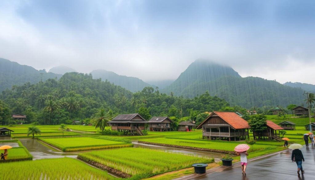 Monsun in Thailand Auswirkungen