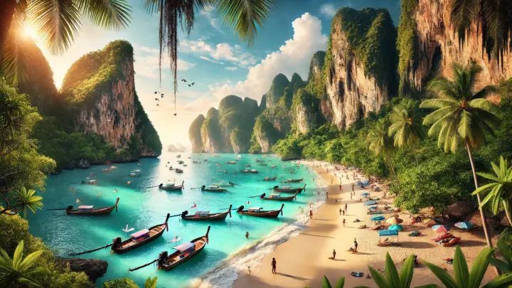 Railay Beach, Krabi: Ein Paradies für Natur- und Abenteuerliebhaber